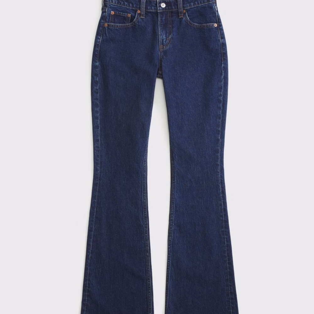 Abercrombie & Fitch Indigo Boot Cut Jeans CURVE LOVE